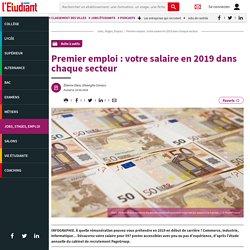 15-Premier emploi : votre salaire en 2019 dans chaque secteur