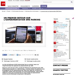 Mulhouse/SFR - paiement sms
