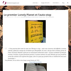 Le premier Lonely Planet et l'auto-stop - Auto-stop & voyage alternatif