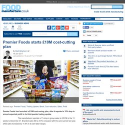 Premier Foods lowers annual forecast after Brexit costs