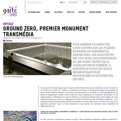 Ground Zero, premier monument transmédia