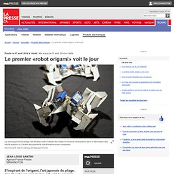 Le premier «robot origami» voit le jour