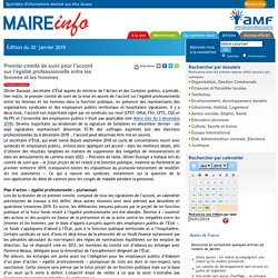 Premier comité de suivi pour laccord sur légalité professionnelle entre les femmes et les hommes- Maire-info / AMF