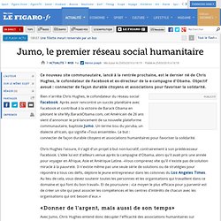 Web : Jumo, le premier réseau social humanitaire