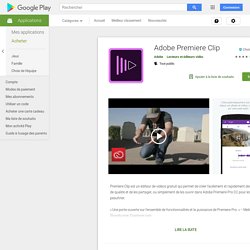 Adobe Premiere Clip – Android апликације на Google Play-у