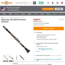 Odyssey OCL400 Premiere Clarinet at Gear4music