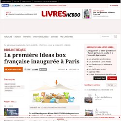 La première Ideas box française inaugurée à Paris