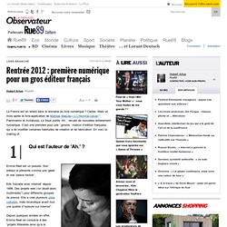 Rentrée 2012 : première numérique pour un gros éditeur français