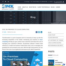 On-Premises to Cloud Computing