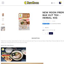 Premium BakKut Teh Paste 40G Singapore – New Moon