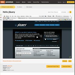 30 Days to Learn jQuery - Hello jQuery