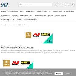 Premium Hersteller: OKM, Garett & Minelab - Geo-Electronic GmbH