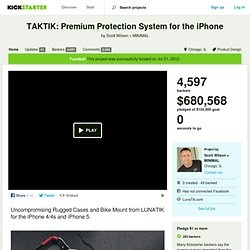 TAKTIK: Premium Protection System for the iPhone by Scott Wilson + MINIMAL
