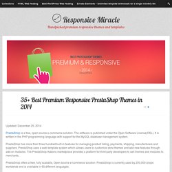 35+ Best Premium Responsive PrestaShop Themes in 2014 - Responsive Miracle