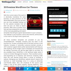 20 Premium WordPress Car Themes