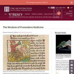 The Wisdom of Premodern Medicine