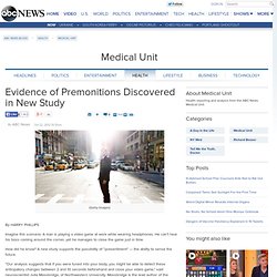 Evidence of Premonitions Discovered in New Study