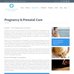 Balance Health - Pregnancy & Prenatal Care