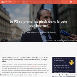 Le PS se prend les pieds dans le vote par Internet - Politique
