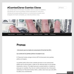 #CuentasClaras