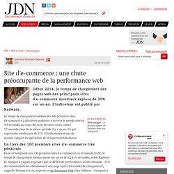 Site d'e-commerce : une chute préoccupante de la performance web