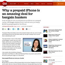 Why a prepaid iPhone is an amazing deal for bargain hunters