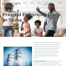 Cheap Prepaid Electricity in Dallas TX - Pay As you Go Electricity Plans