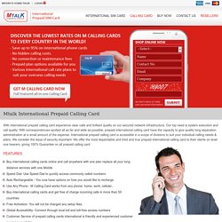 Buy Prepaid International Calling Cards Online, International Prepaid Calling Card