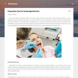 Preparation Tips For Dental Appointments