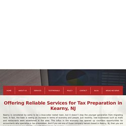 Tax Preparation and Consultations Kearny NJ