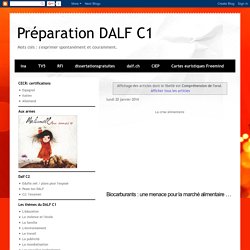 Préparation DALF C1: Compréhension de l'oral