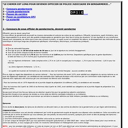 préparation concours gendarme conseils futurs candidats gendarmerie