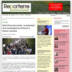 Notre Dame des Landes : la préparation de la manifestation du 22 février à Nantes s'accélère