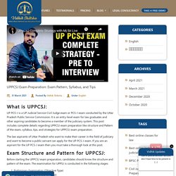 UPPCSJ Exam Preparation: Exam Pattern, Syllabus, and Tips