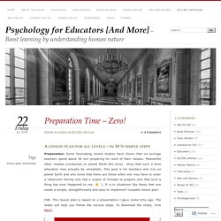 Psychology for Educators [And More]