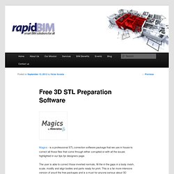 Free 3D STL Preparation Software