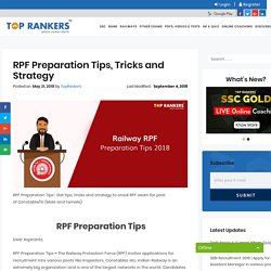 RPF Preparation Tips, Tricks and Strategy