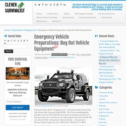 Bug Out Vehicle Gear