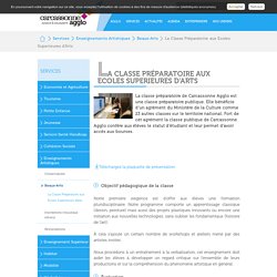 La Classe Préparatoire aux Ecoles Superieures d’Arts - Carcassonne Agglo
