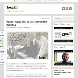 How to Prepare Your Business for Content Marketing