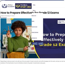 How to Prepare Effectively for Grade 12 Exams