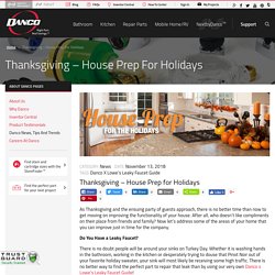 Prepare Your House for the Holidays - Danco