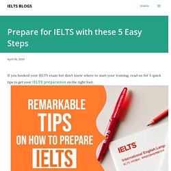 Prepare for IELTS with these 5 Easy Steps