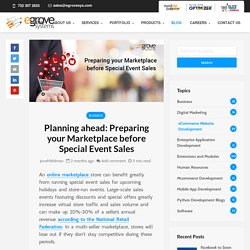 Prepare Online Marketplace Store for Holiday Events