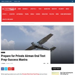 Prepare for Private Airman Oral Test Prep-Success Mantra
