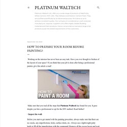 How to prepare your room before painting?