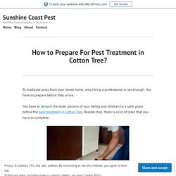 How to Prepare For Pest Treatment in Cotton Tree?