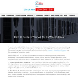 How to Prepare Your Commercial AC for Winter