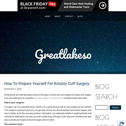 How To Prepare Yourself For Rotator Cuff Surgery