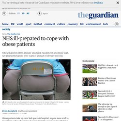NHS ill-prepared to cope with obese patients